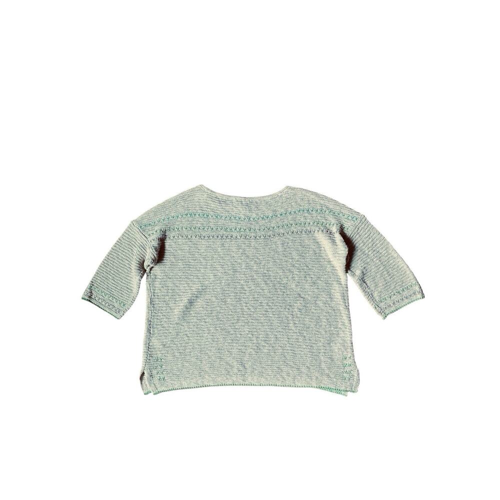 J.Jill Women’s Light & Airy Textured Boatneck Beige 3/4 Sleeves Sweater Sz. MP - Picture 11 of 16